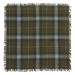 Bompard - Swann Tartan Kaşmir Mini Eşarp | Olive