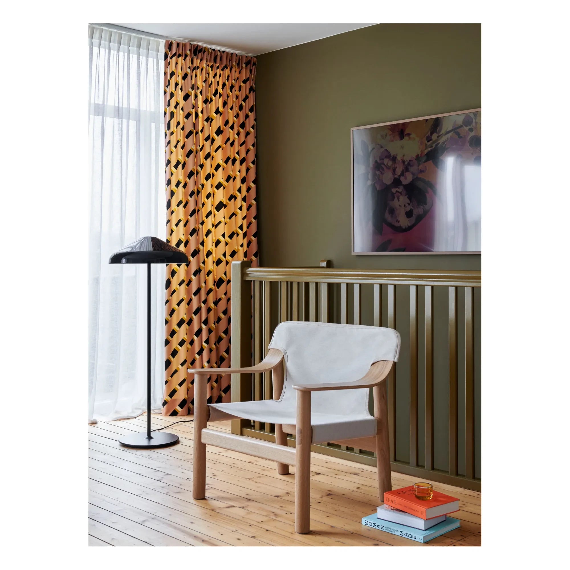 Hay - Sillón de Roble y Lona Bernard, Shane Schneck