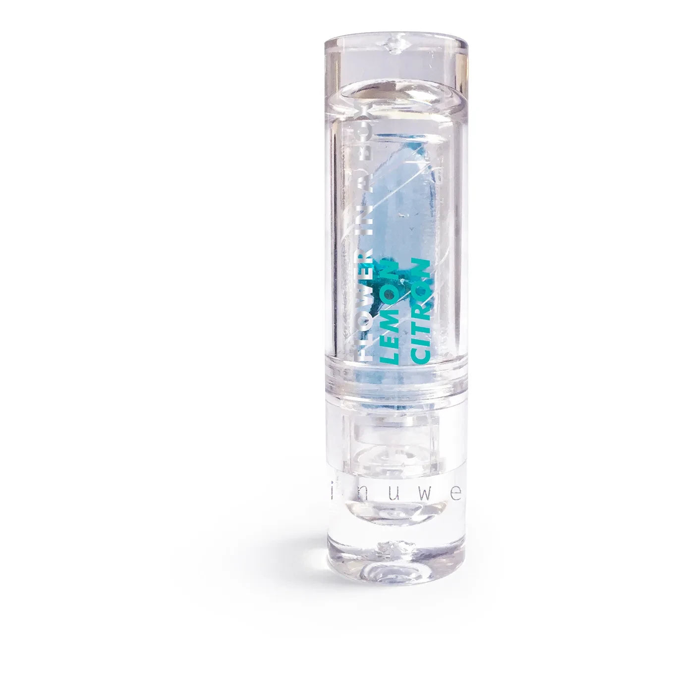 Inuwet - Pintalabios de flores en estuche Limón - 3.5 g | Turquesa