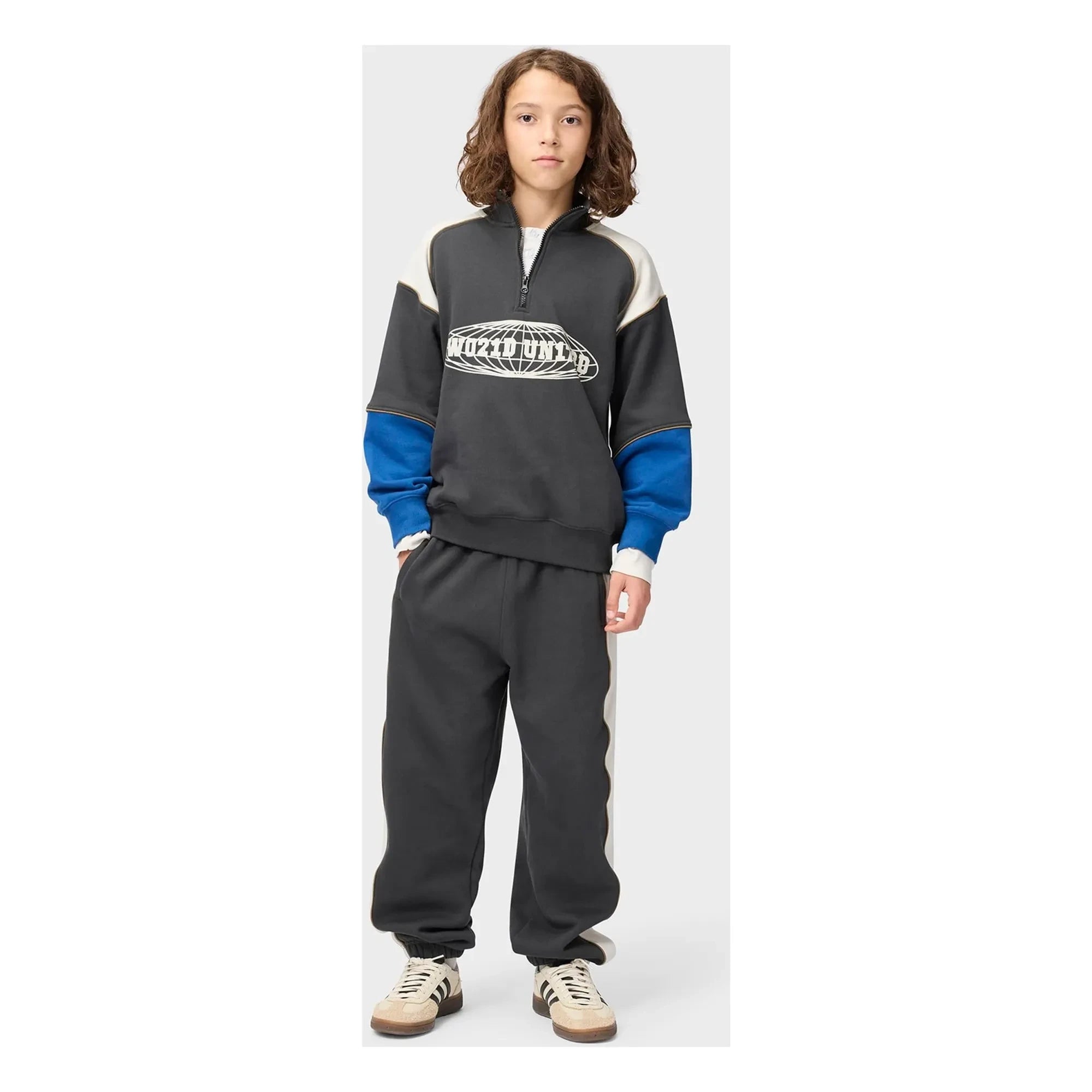 Molo - Marty organik pamuklu fermuarlı sweatshirt | Siyah