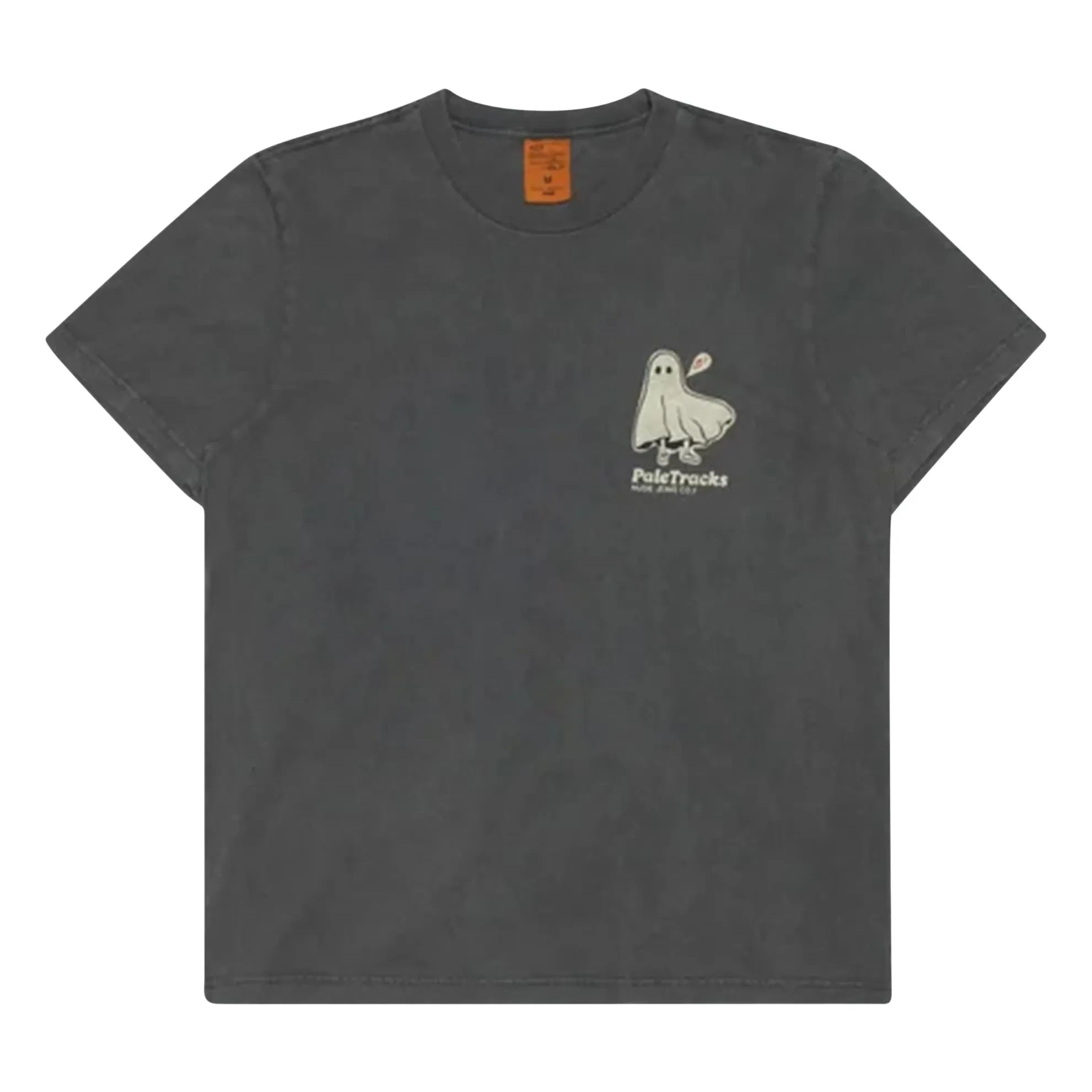 Nudie Jeans - Camiseta Roy Pale Tracks | Gris carbón