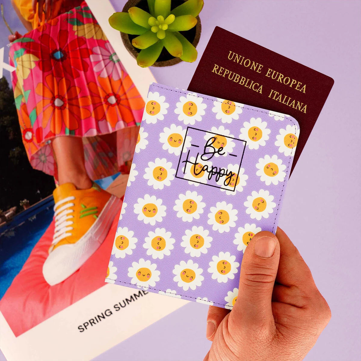 Legami - Funda de Pasaporte Daisy