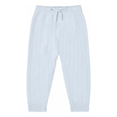 FUB - Pantalón de lana merina Zigzag | Azul Claro