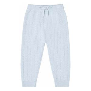 FUB - Pantalón de lana merina Zigzag | Azul Claro