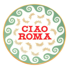 Bitossi - Plato Ciao Roma | Verde