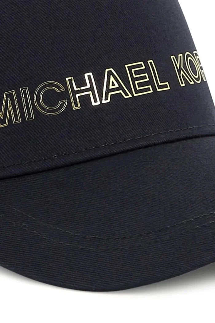 Gorra de visera de algodón para niños Michael Kors