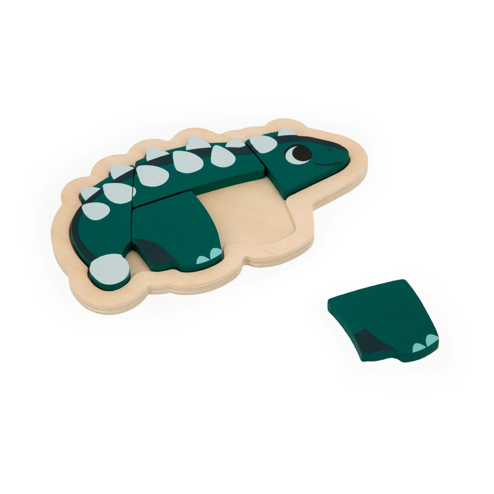 Janod - Puzle de dinosaurios - Set de 4 unidades