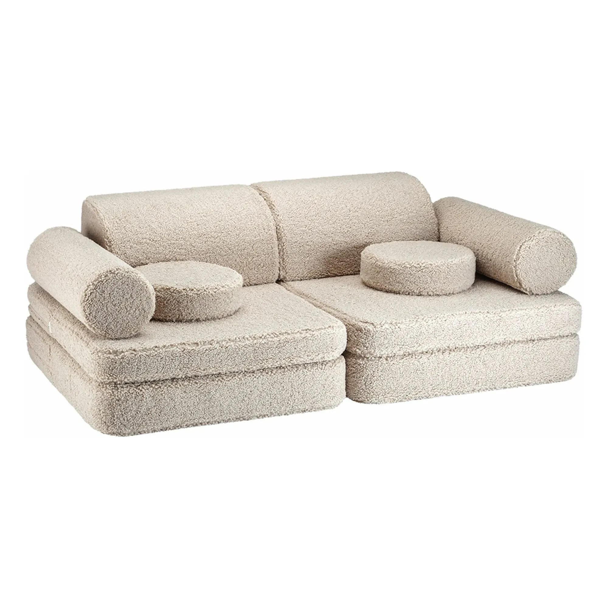 Wigiwama - Sofá modular de peluche | Beige
