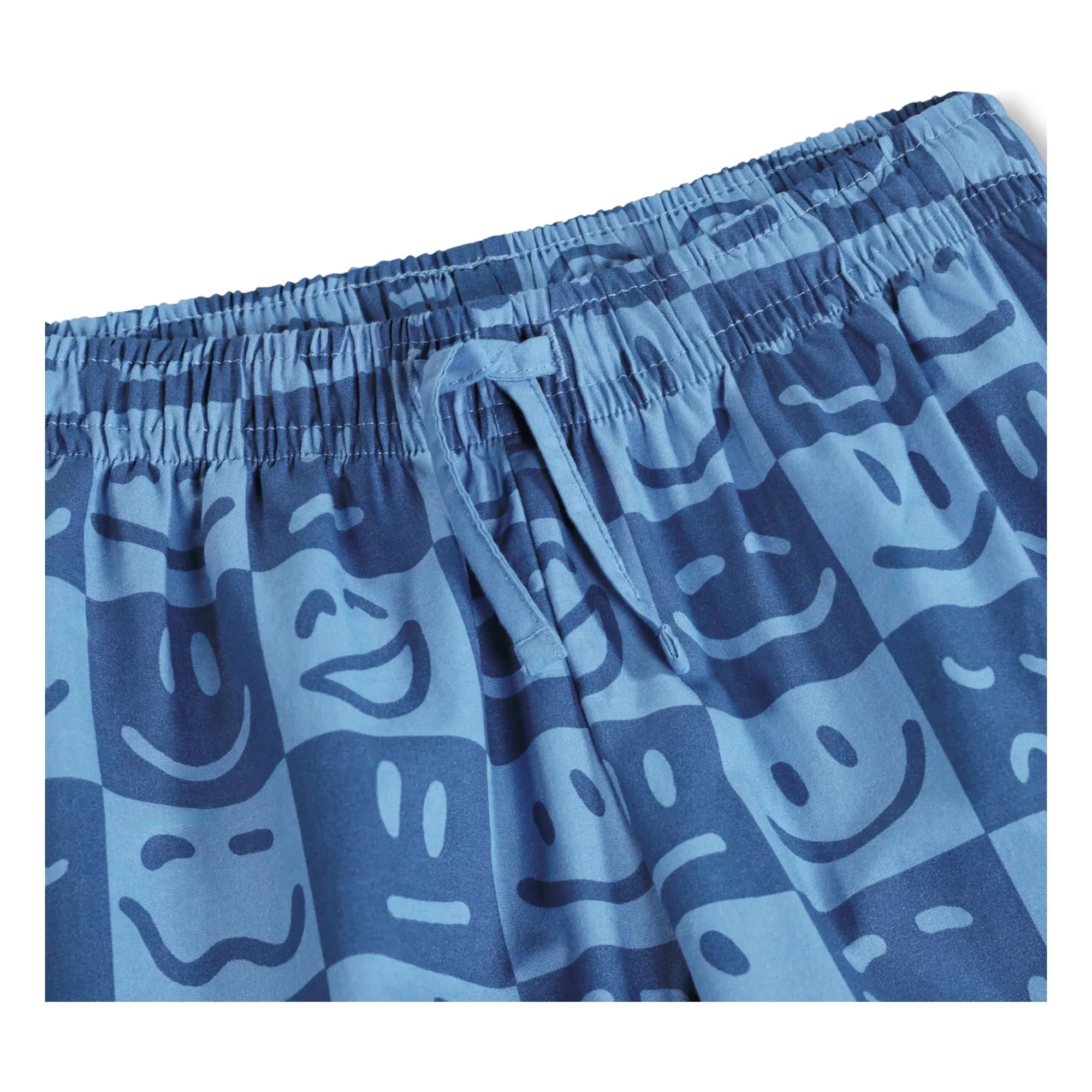 Molo - Lexi Damier Pijama corto de algodón orgánico | Azul
