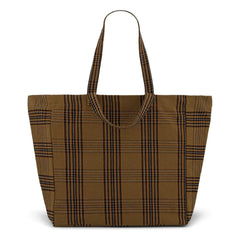 Rose in April - Bolso tote Elisa Tartán | Marrón