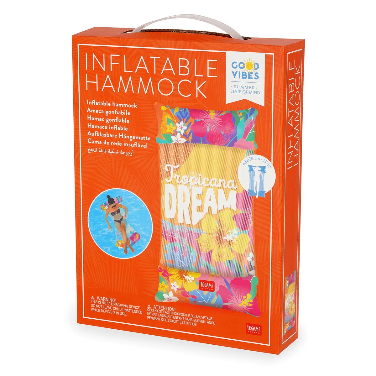 Legami - Hamaca Inflable Tropicana Dream