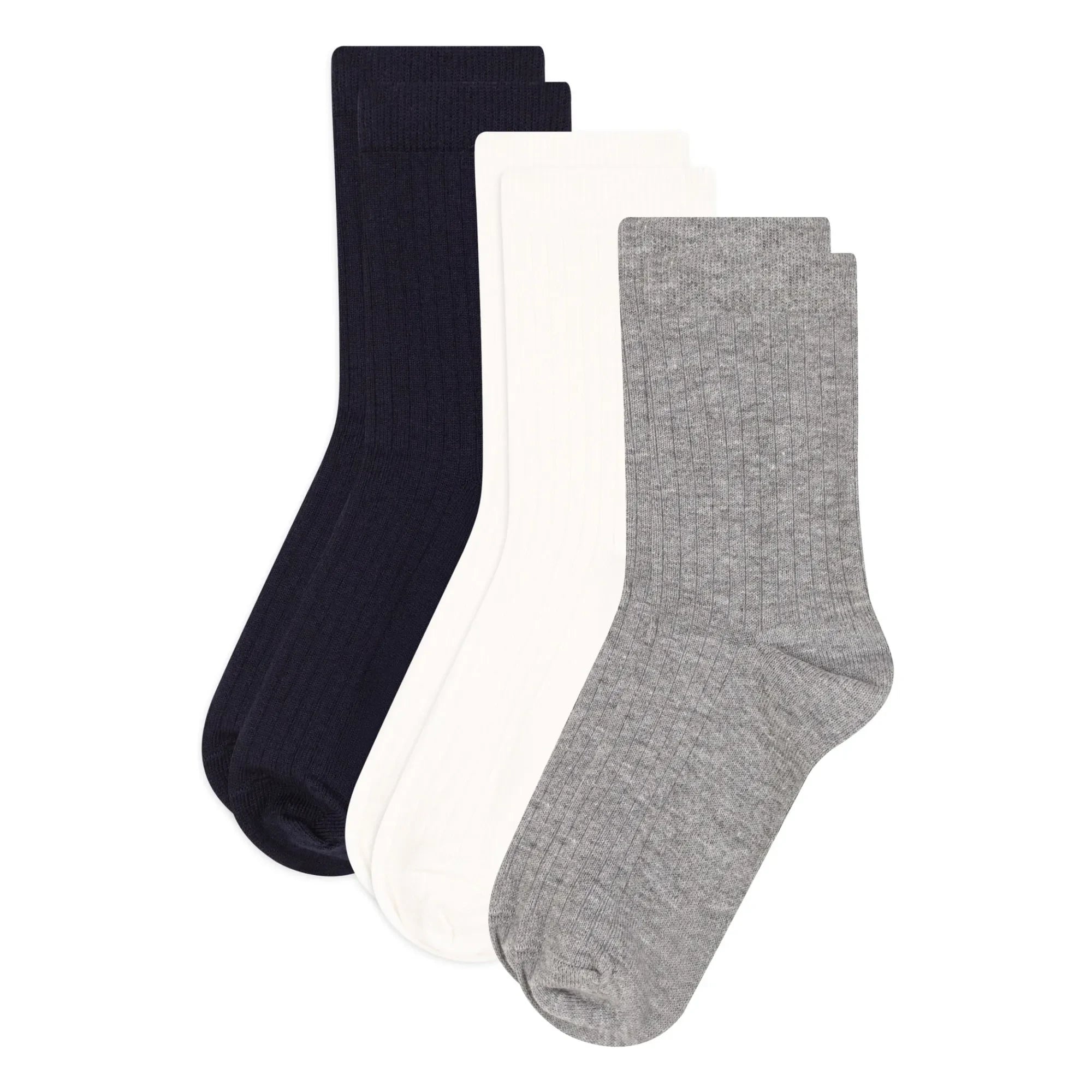Petit Bateau - Set de 3 pares de calcetines | Gris