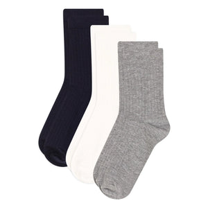 Petit Bateau - Set de 3 pares de calcetines | Gris