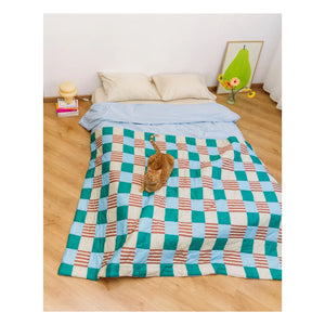 Tarta Gelatina - Manta reversible Playground | Verde