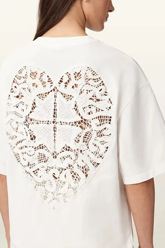 Camiseta extragrande de algodón Esme para mujer de AllSaints