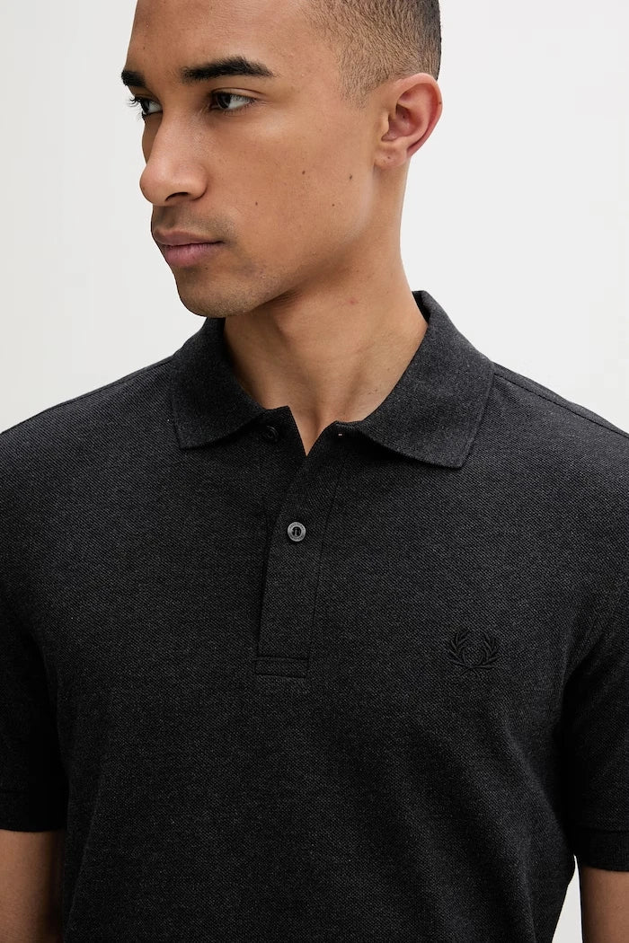 Camiseta de hombre de algodón con cuello de Fred Perry