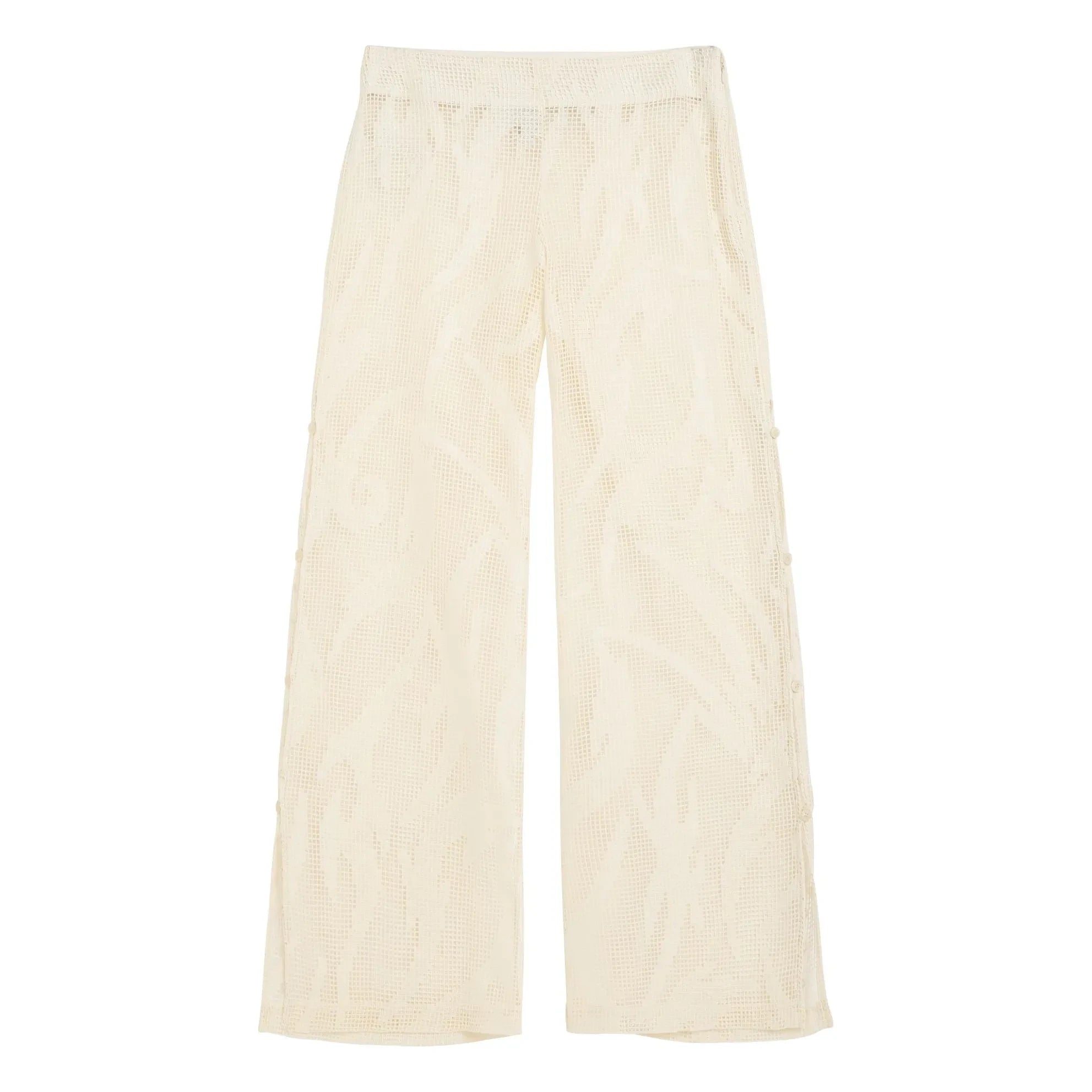 OAS - Pantalones de ganchillo Tribalo Tavon | Crudo