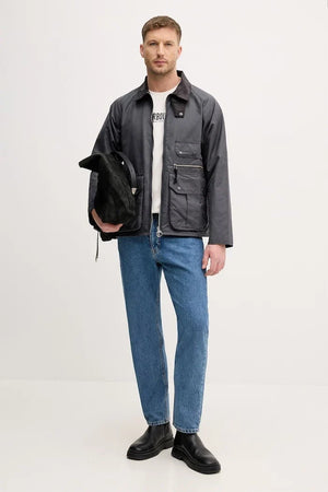 Barbour cazadora de entretiempo de algodón para hombre