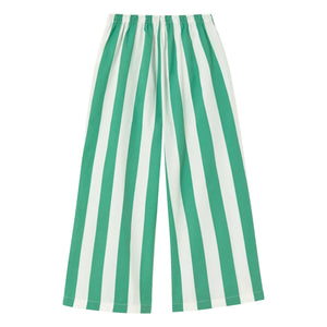 Tinycottons - Pantalón pequeño a rayas verdes