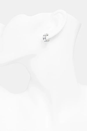 Pendientes de latón con circonitas AllSaints para mujer