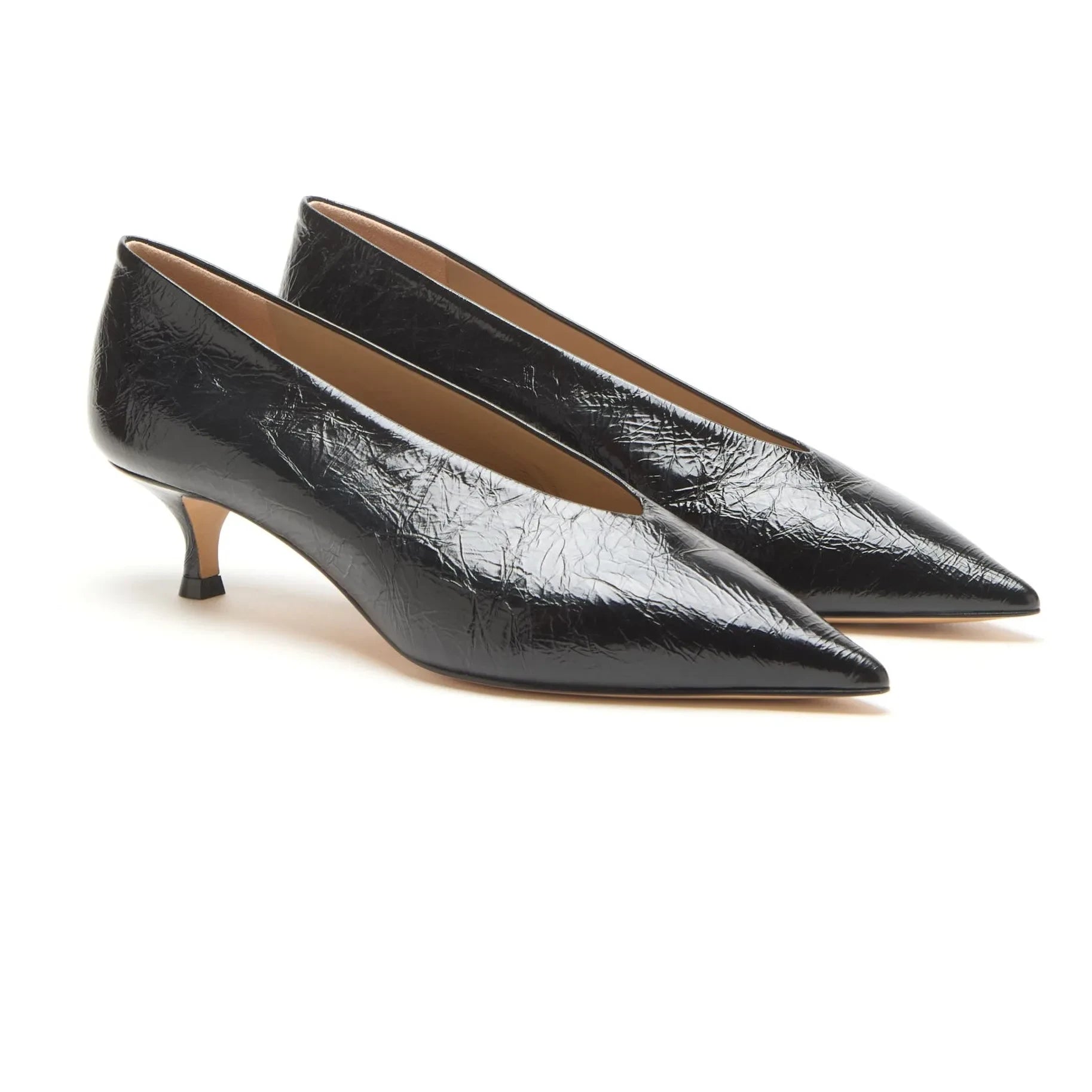 Le Monde Beryl - Zapatilla de tacón de napa | Negro