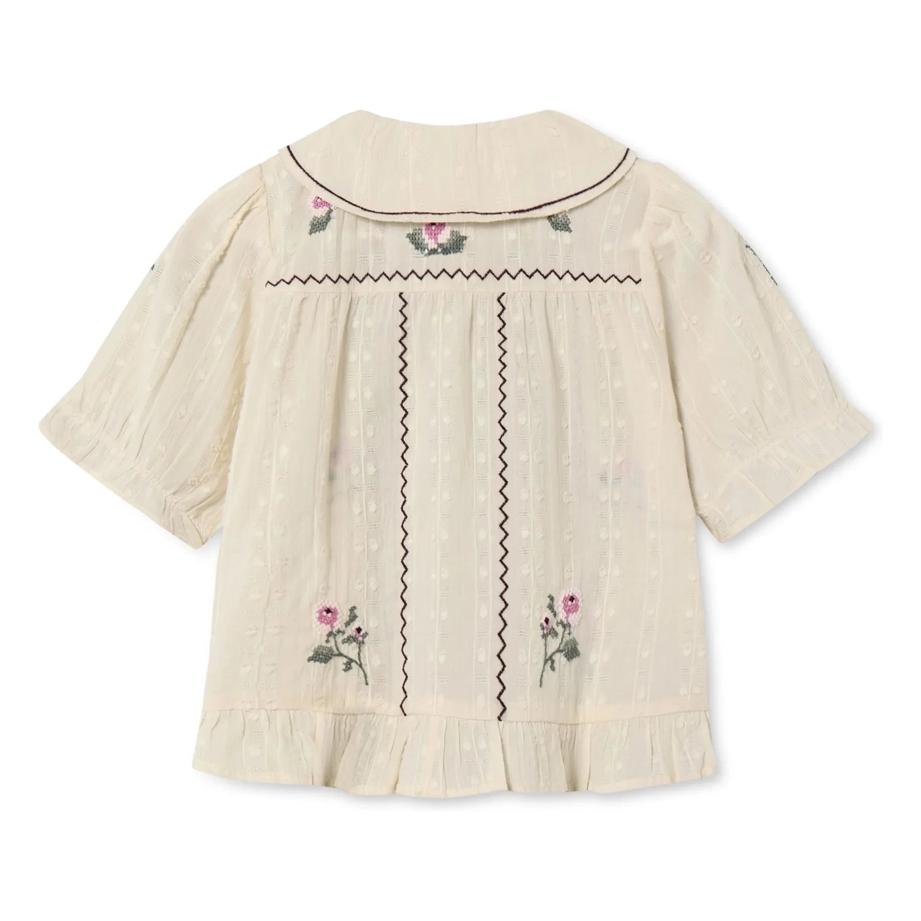 Fliink - Blusa de flores Dobby | Crudo