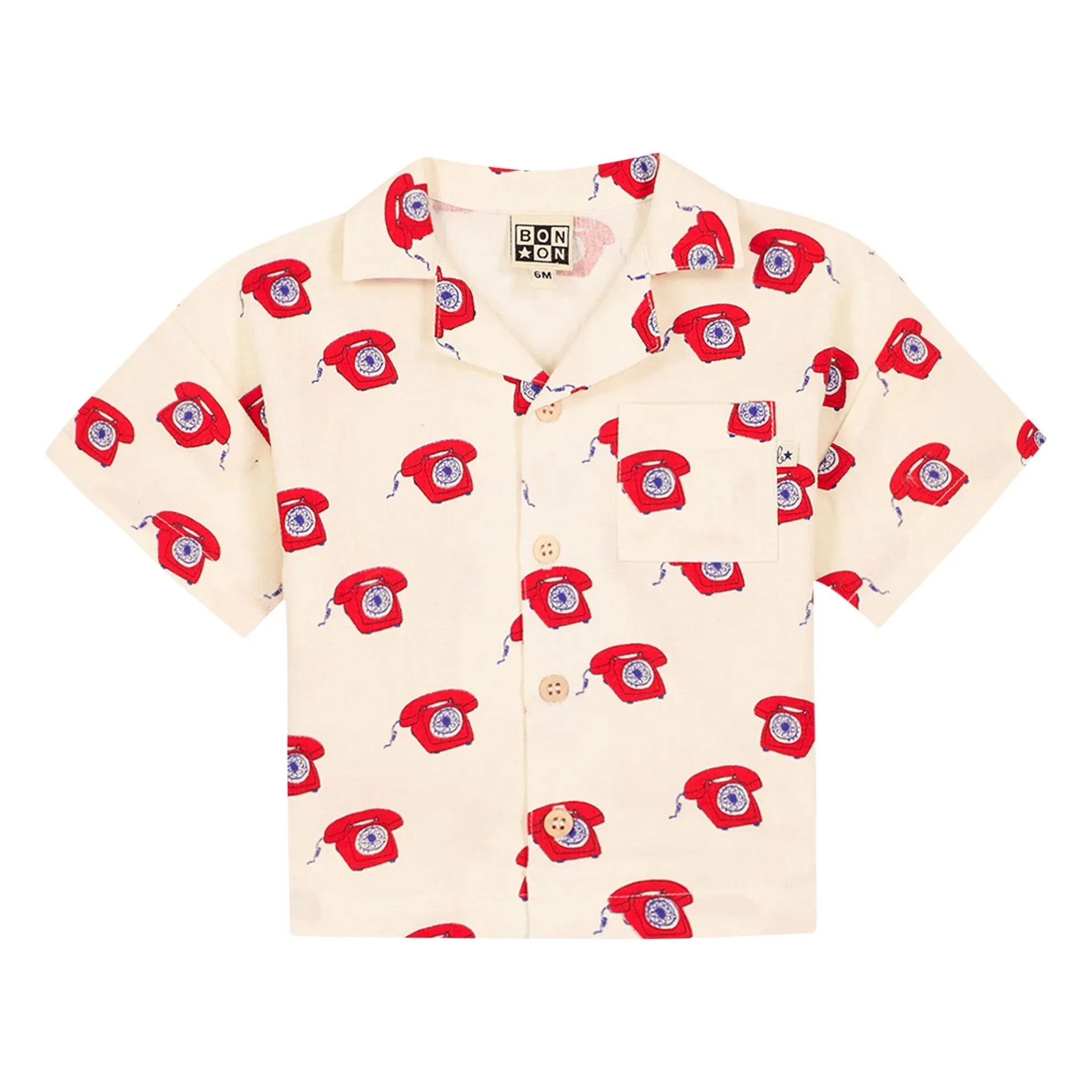 Bonton - Camiseta Bebé Las Vegas con Teléfono | Rojo