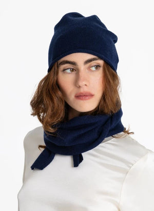 Smallable Woman - Gorro de Merino Clocker | Azul Marino