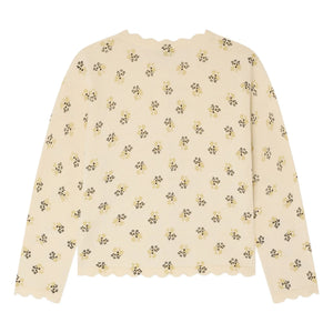 Bonpoint - Chaqueta de algodón orgánico Lume Fleuri | Crudo