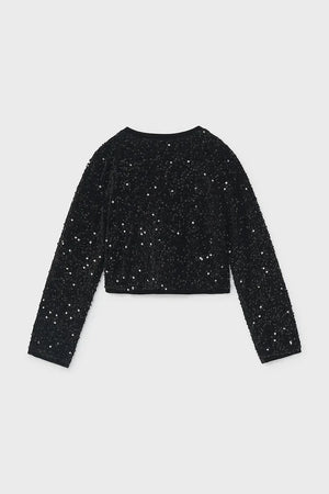 Chaqueta de terciopelo para niña Mayoral