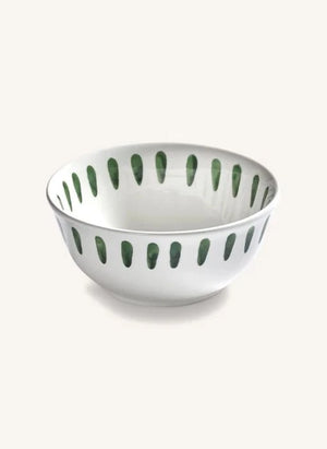 Serax - Charley Cuencos a Rayas - Set de 2 | Verde