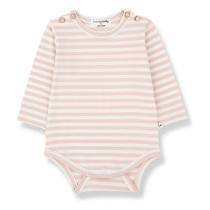 1+ in the family - Biel body a rayas | Beige rosa