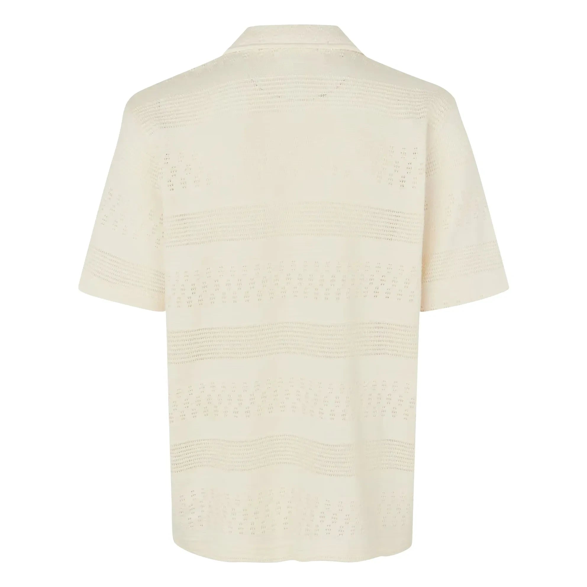 Samsoe Samsoe - Camisa Samartin de algodón de manga corta | Crema
