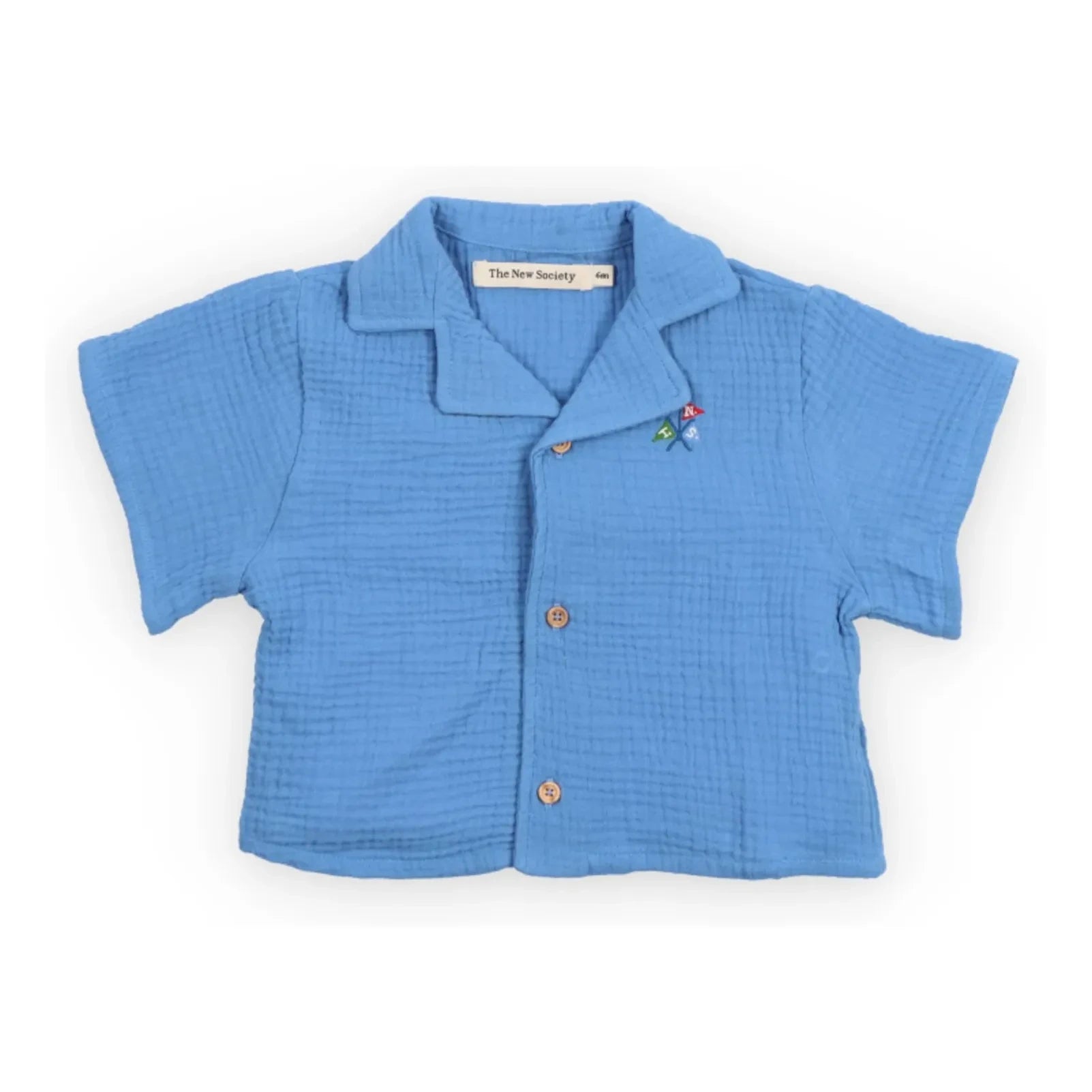 the new society - Camisa Balsam | Azul aciano