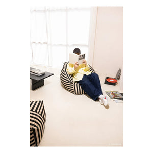 Nobodinoz - Silla otomana Ziggy | Negro