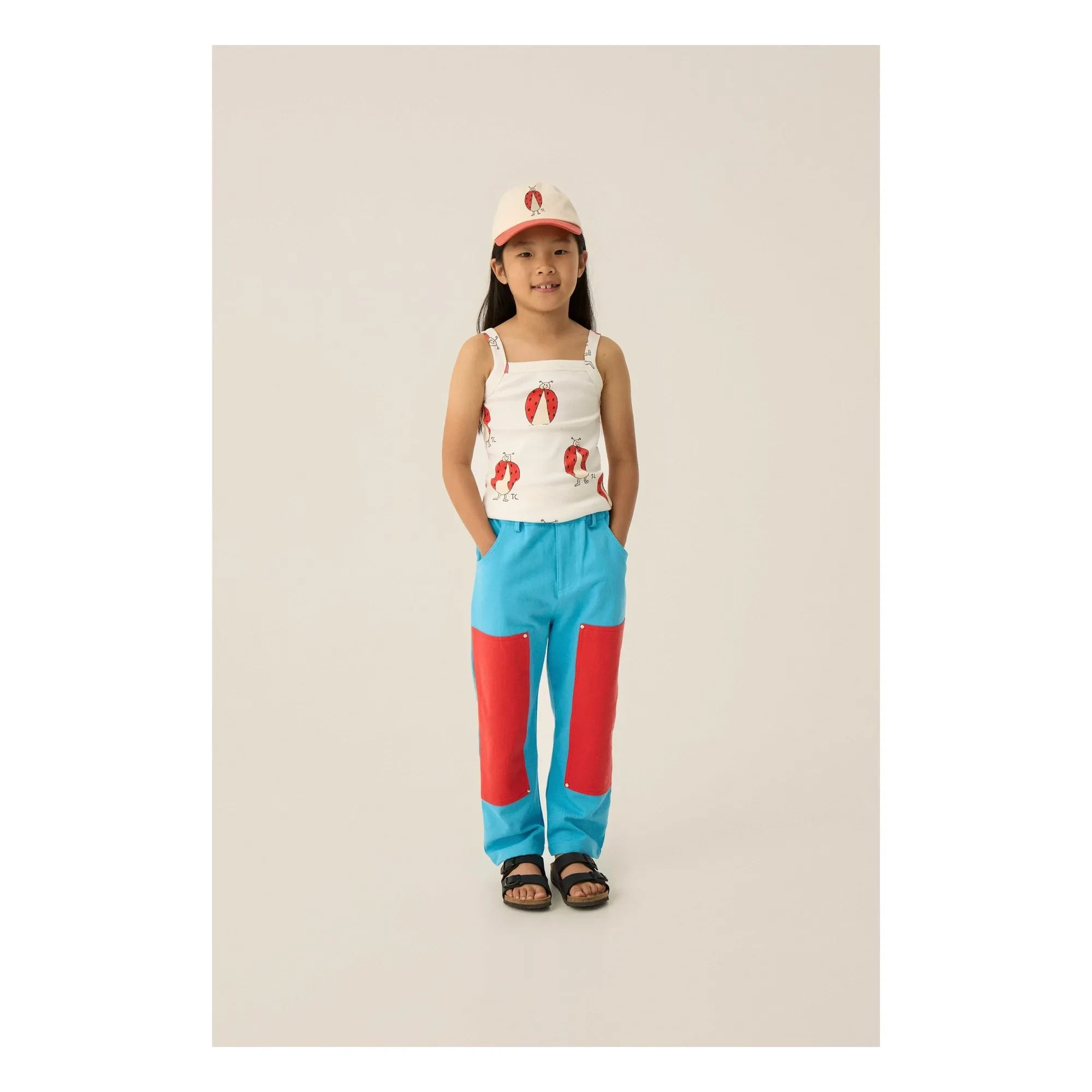 The Campamento - Camiseta de canalé de mariquitas | Crudo