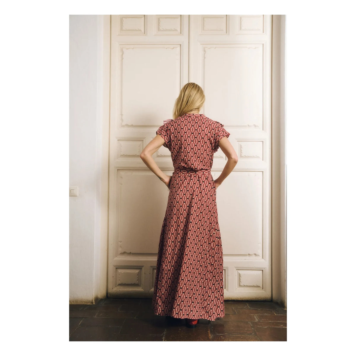 Maria de la Orden - Vestido de algodón Daytona | Rojo