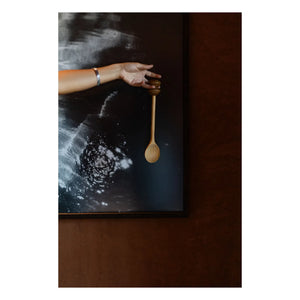 Woodmata - Set para servir ensalada de madera de teca | Madera de teca