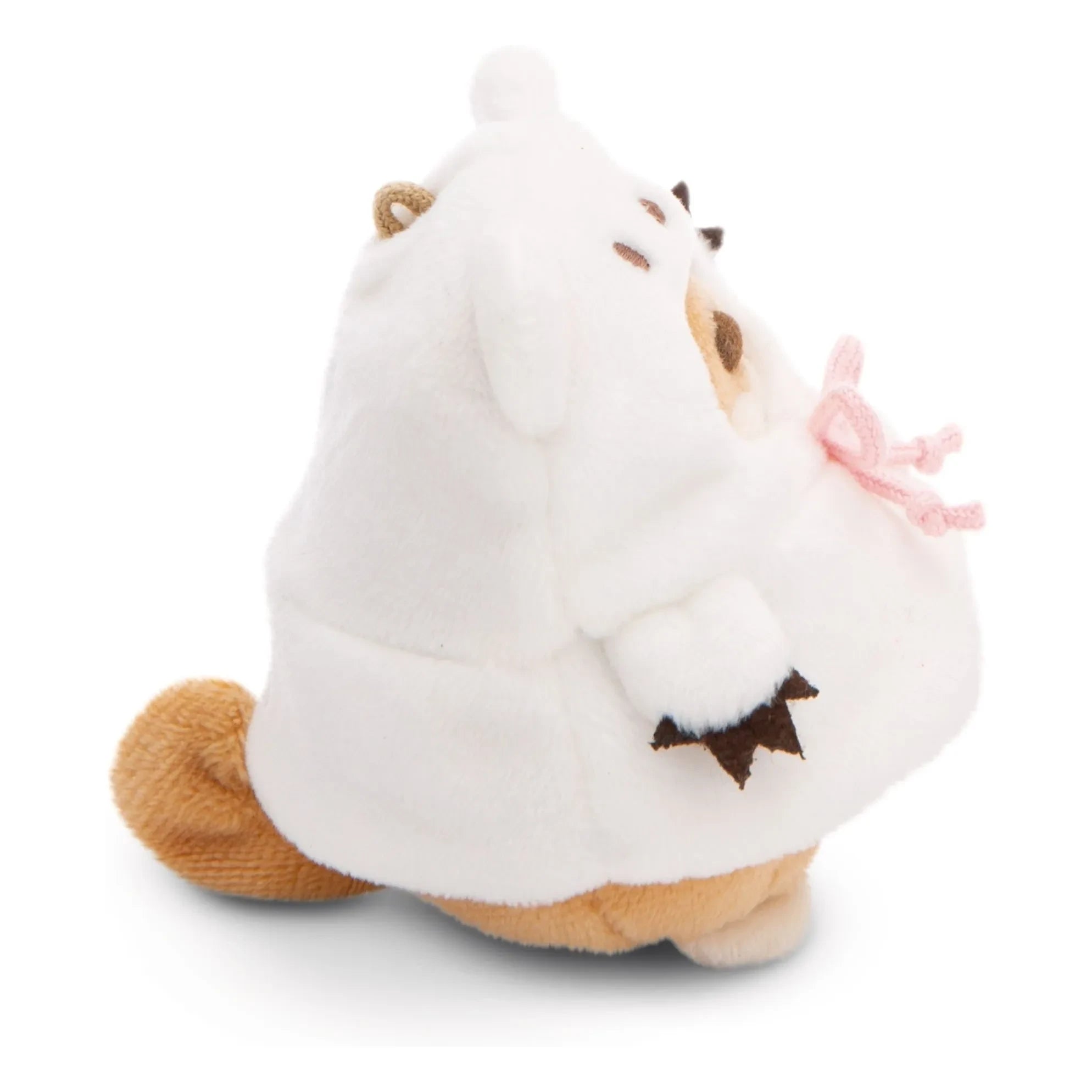 Nici - Perro de peluche Hiro con disfraz de oso polar | Blanco