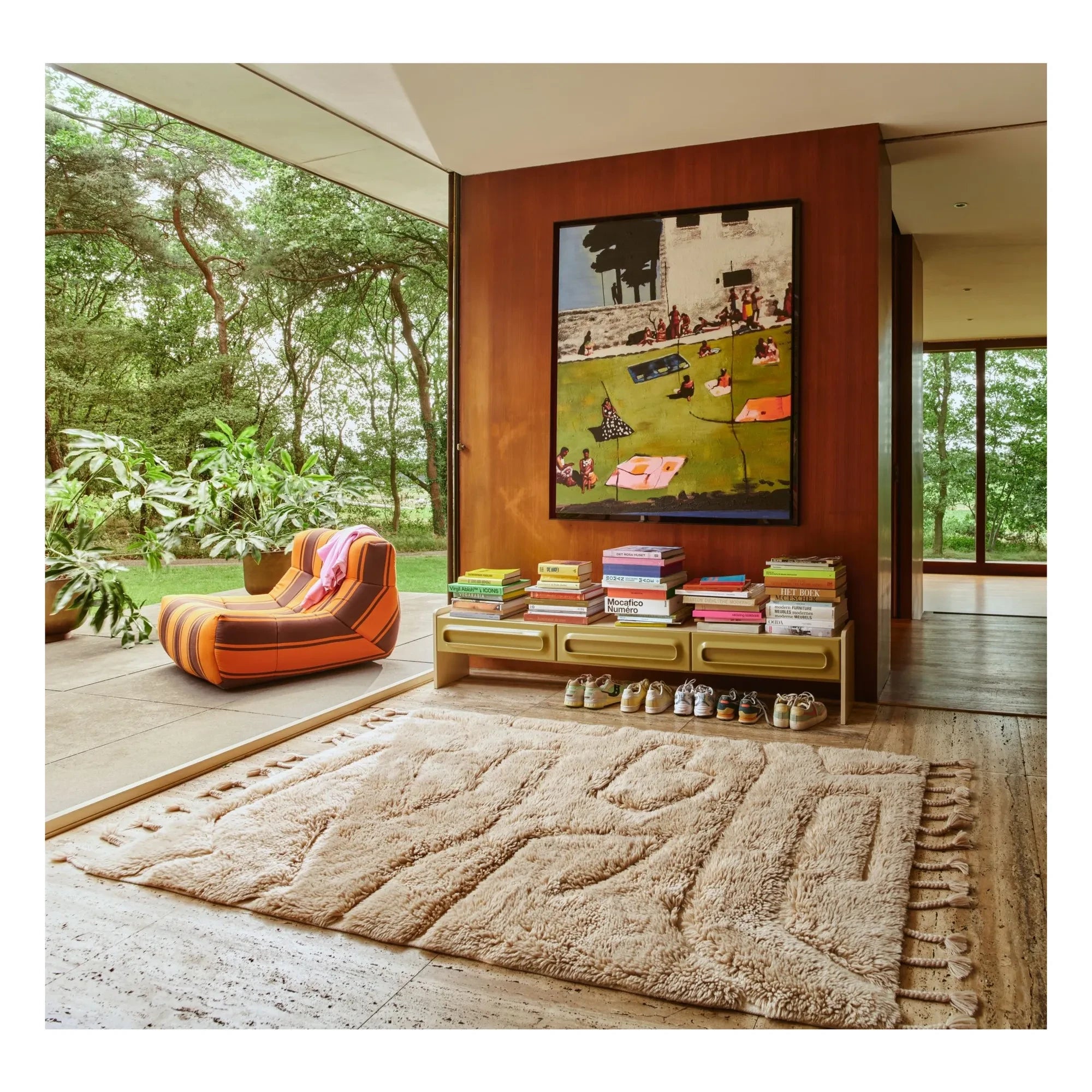 HKliving - Sillón perezoso | Naranja