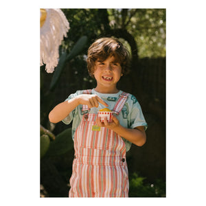 Favorite People - Mono Corto Rayado Lasagna | Rosa