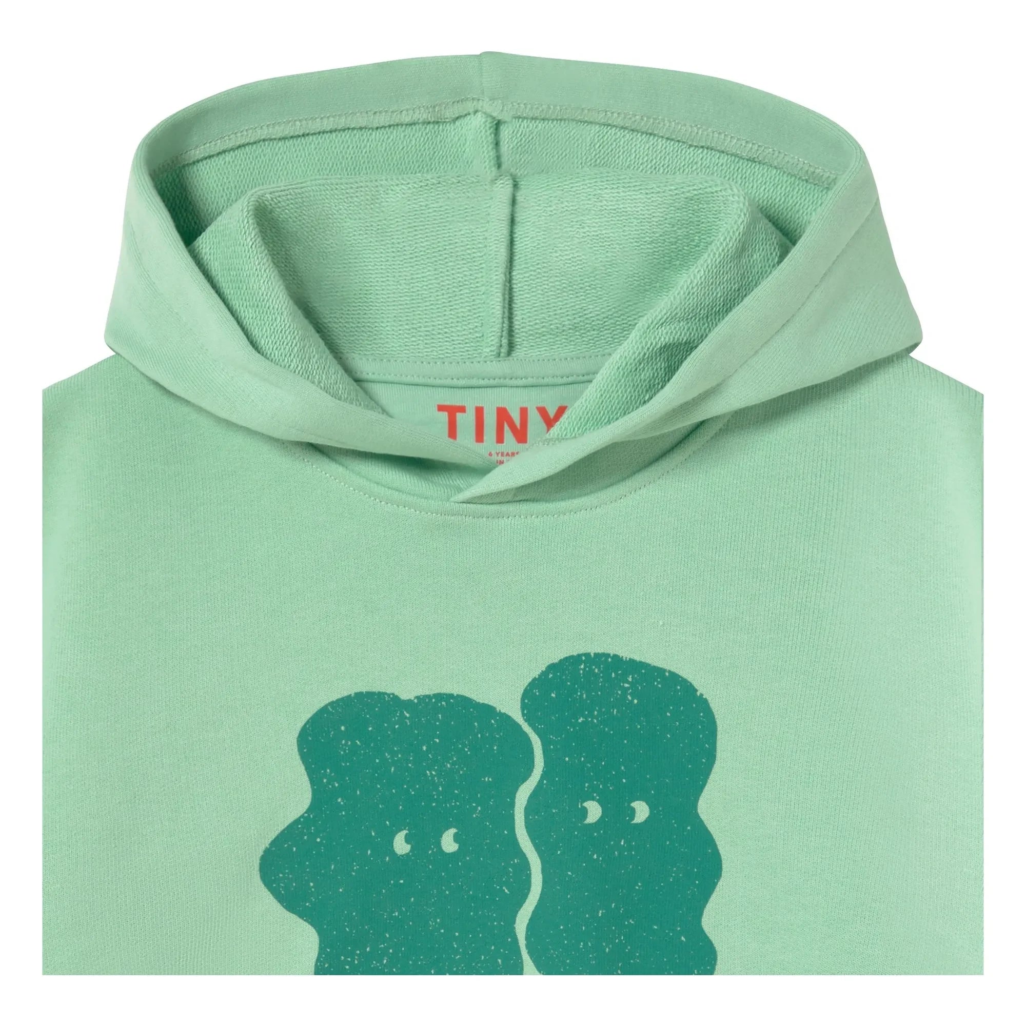 Tinycottons - Sudadera de algodón orgánico Good Friends | Turquesa