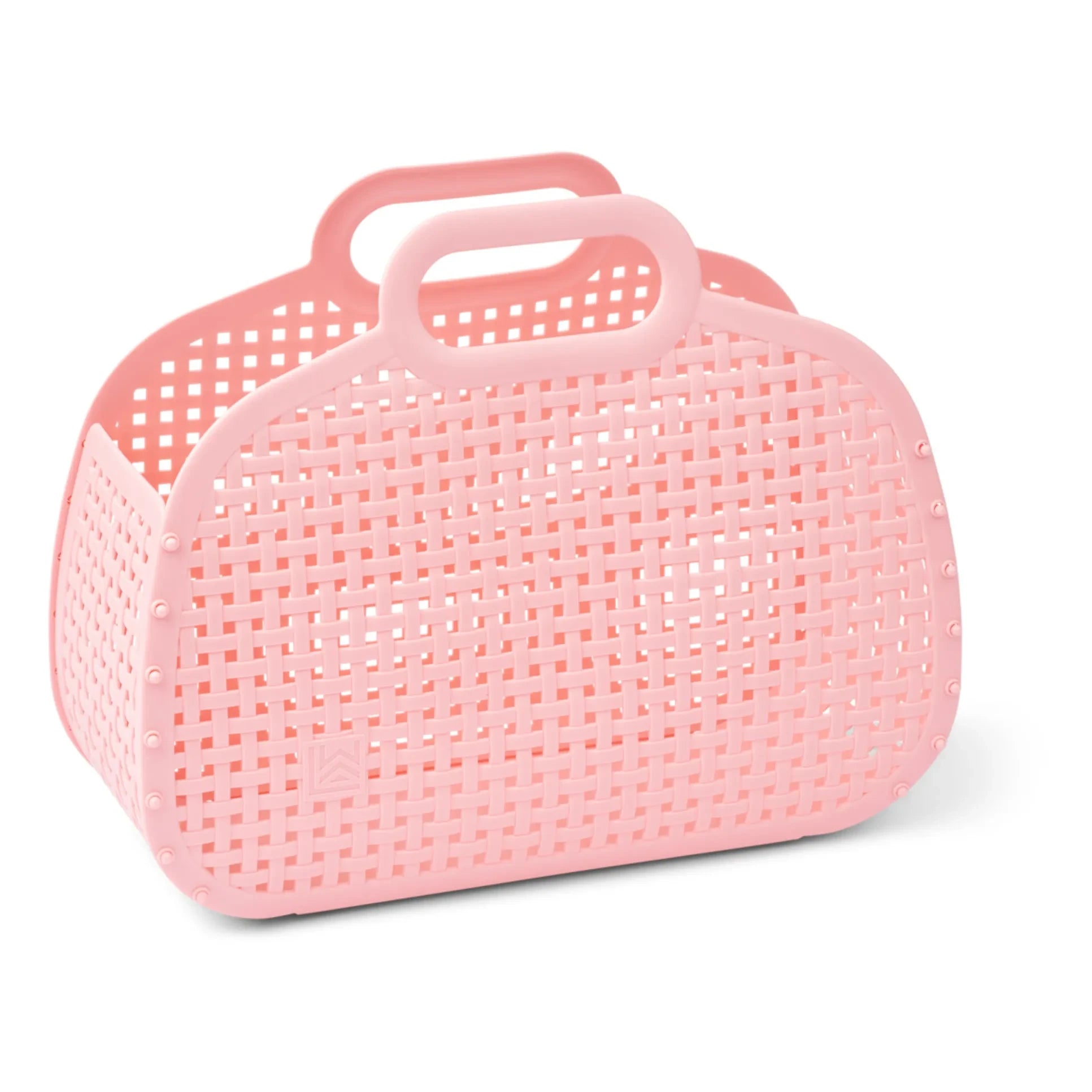 Liewood - Cesta Adeline de fibra reciclada | Rosa caramelo