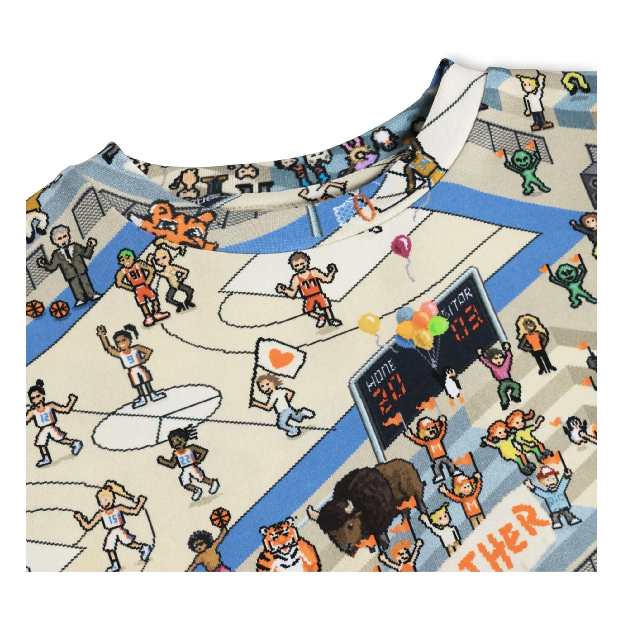 Molo - Camiseta Ralphie Basketball de algodón orgánico | Crudo