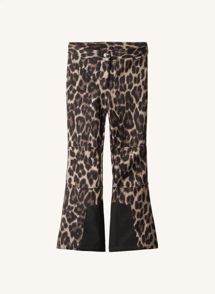 Molo - Pantalón de esquí Harlie con estampado de leopardo | Marrón