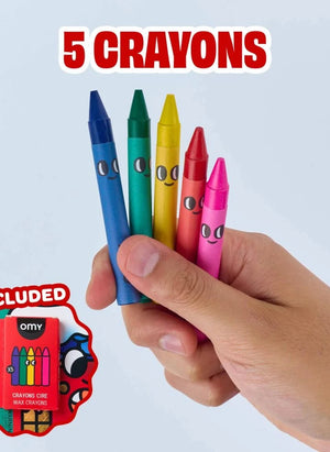 Omy - Libro para colorear de pegatinas de Navidad