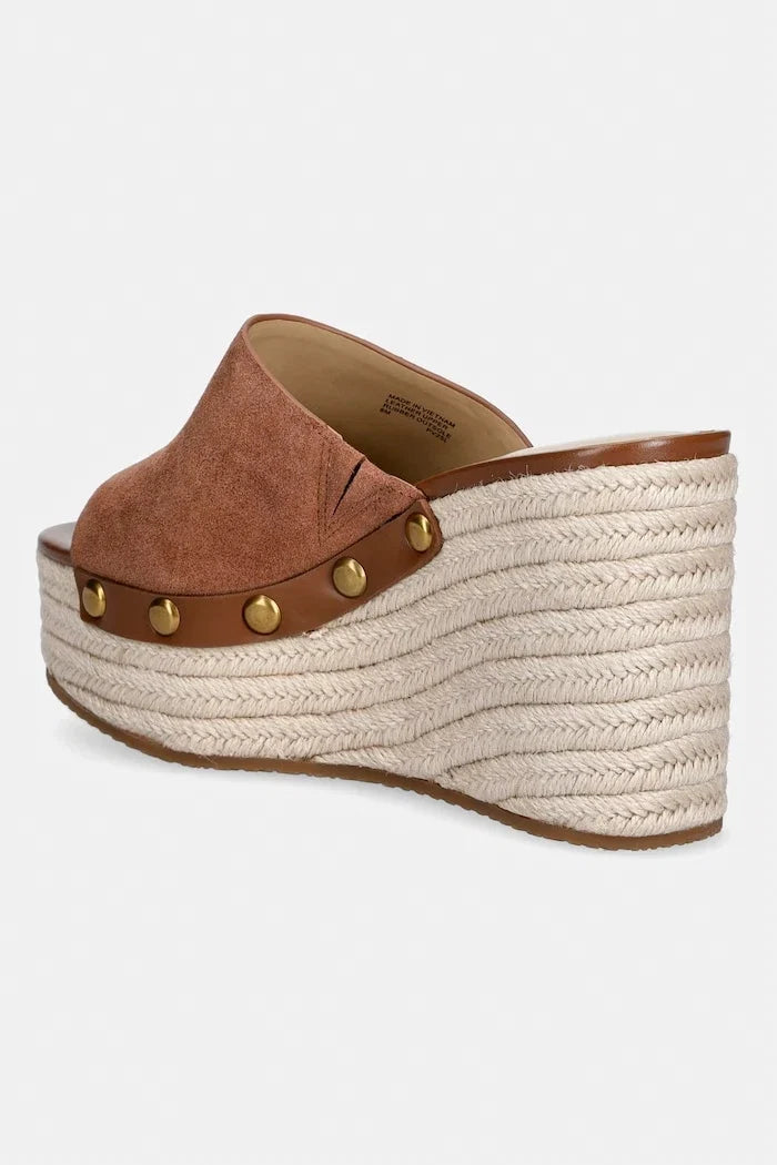 MICHAEL Michael Kors Sandalias de cuña de ante Mayes para mujer