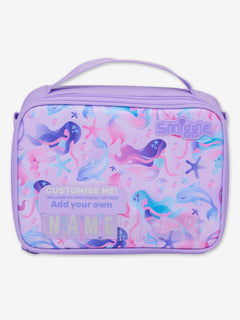 Smiggle - Fiambrera rectangular Aspire con etiqueta de nombre
