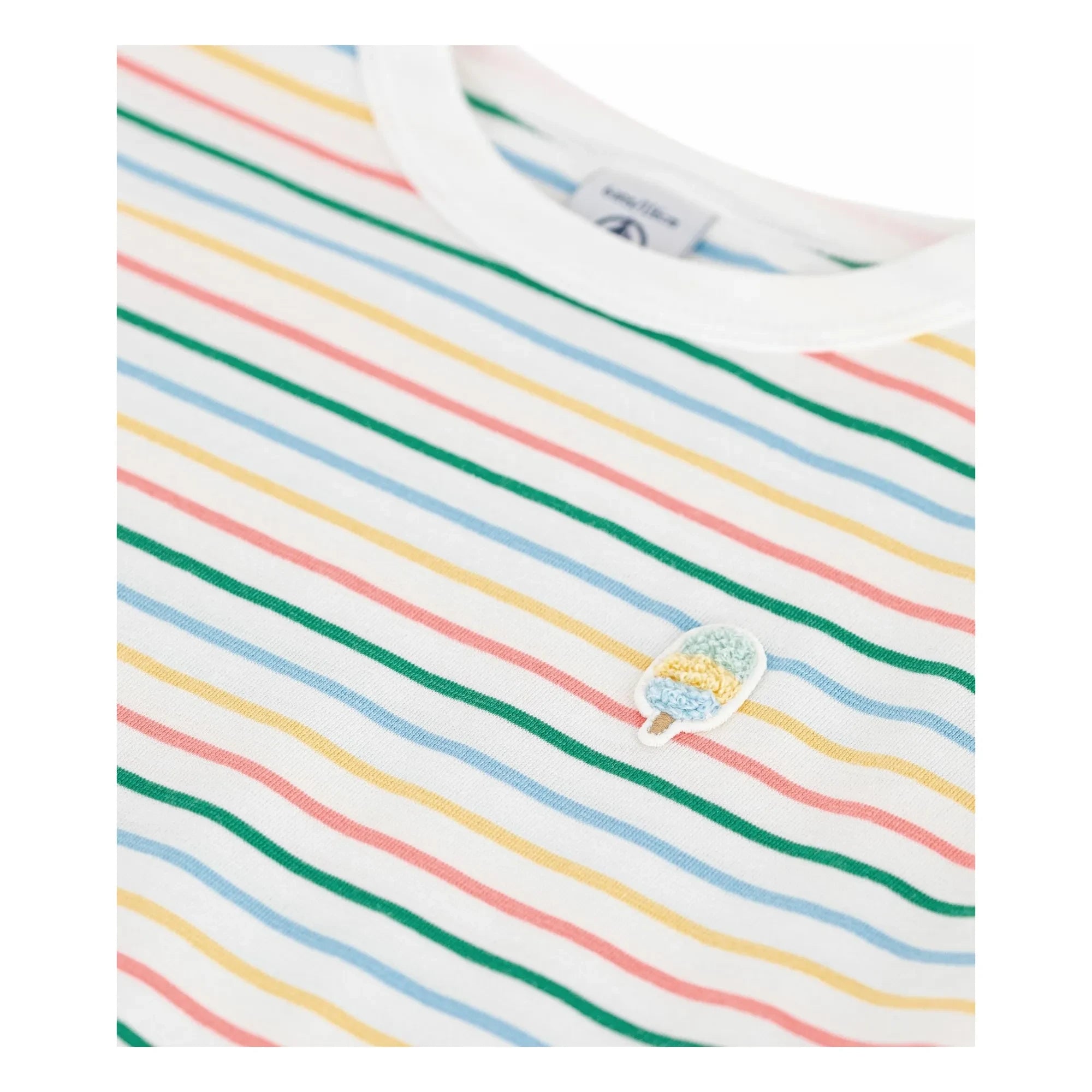 Petit Bateau - Camiseta Rayas | Amarillo