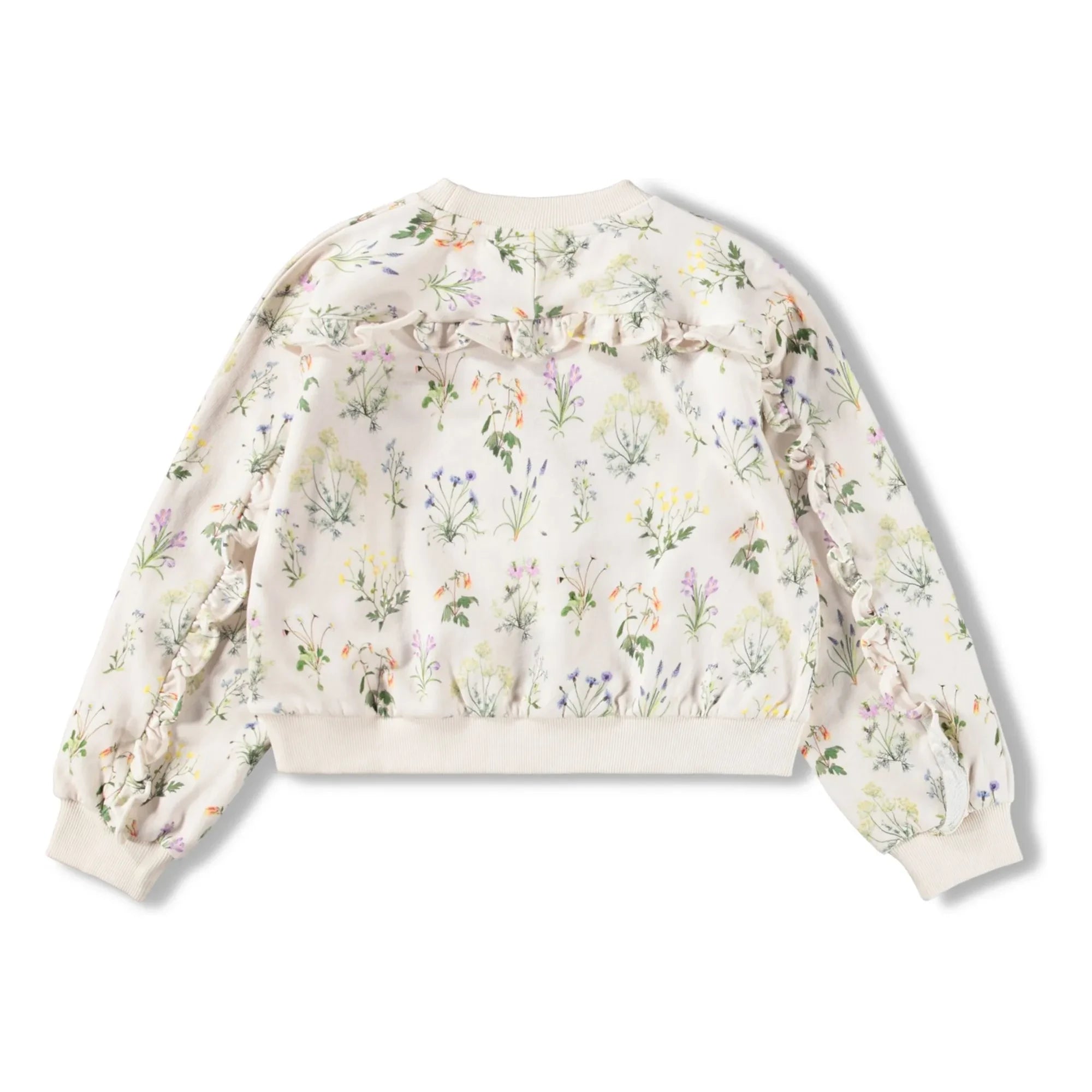 Sudadera Molo - Mabel Fleuri de algodón orgánico | Crudo